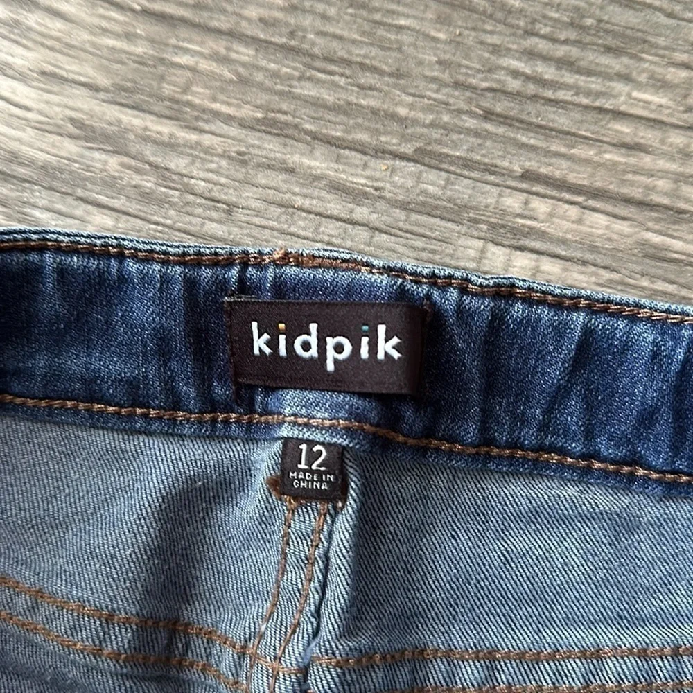 KidPik jeans - glitter distressing‎ girls size 12